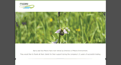 Desktop Screenshot of moore-environment.co.uk