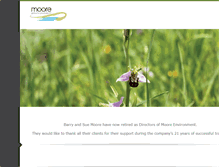 Tablet Screenshot of moore-environment.co.uk